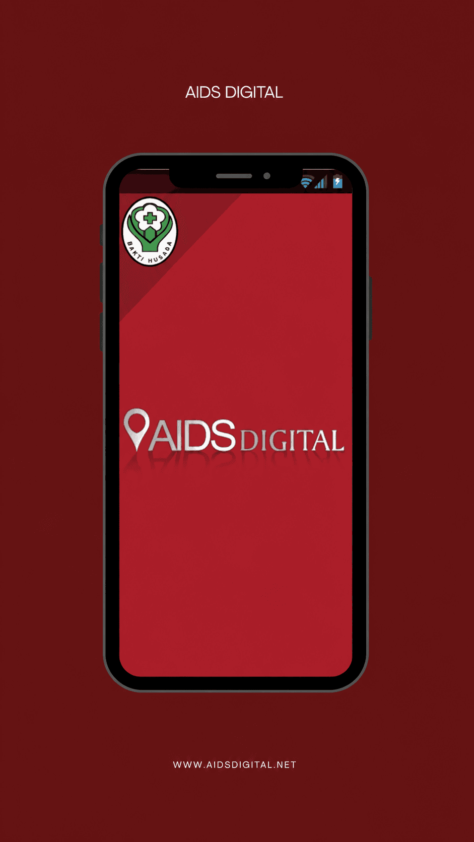 Splash screen aplikasi AIDS Digital